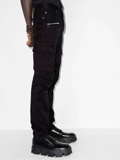 Balmain logo-embossed cargo trousers outlook