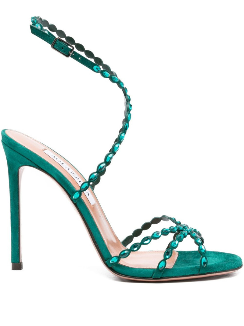 110mm crystal-embellished slingback sandals 1