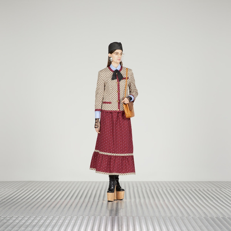 GUCCI Flower print cotton jacket outlook