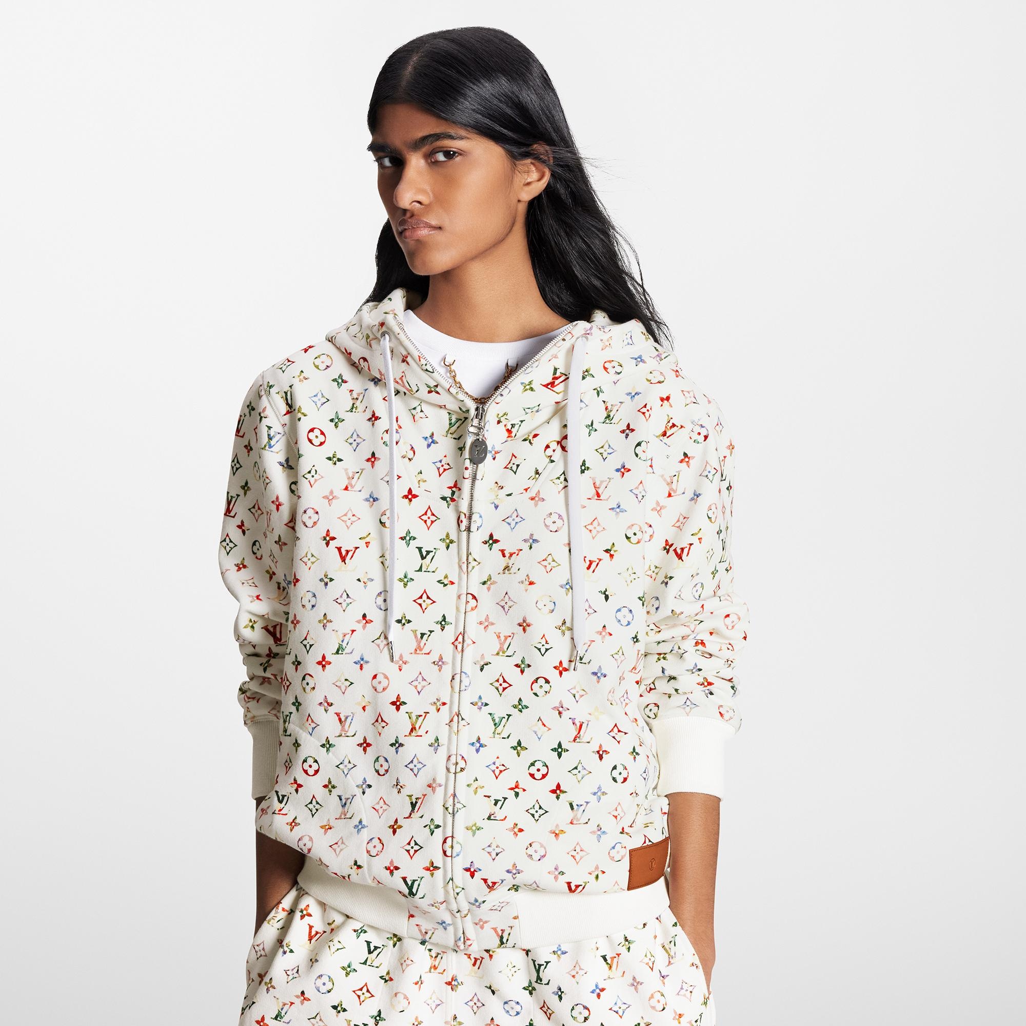 Vintage Flower Monogram Hoodie - 5