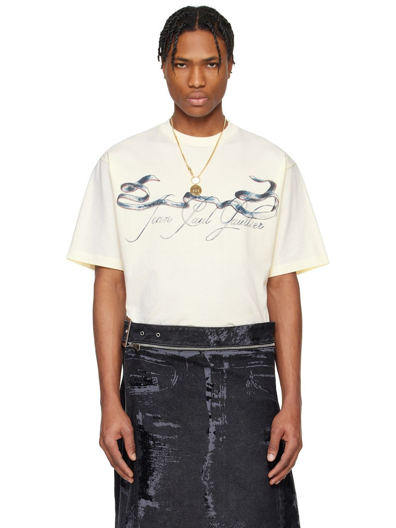 Off-White 'The Oversized Tattoo Ruban' T-shirt 1