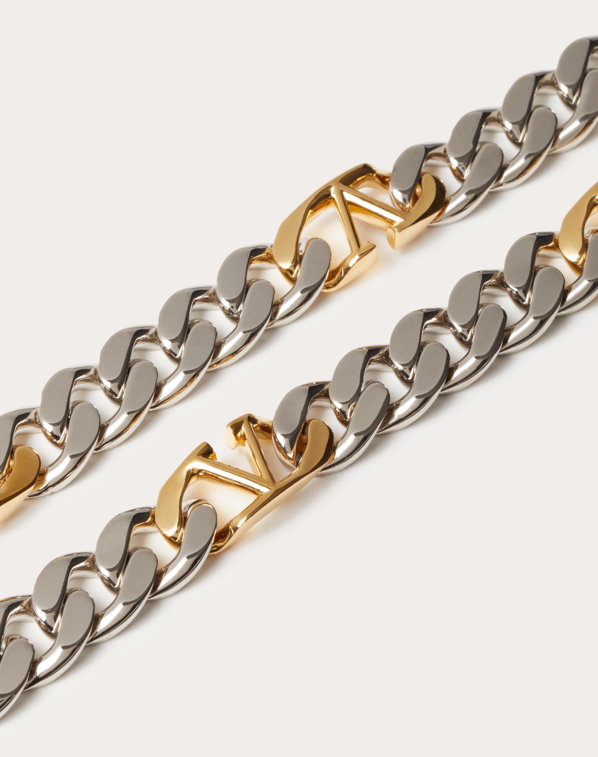 VLOGO CHAIN METAL NECKLACE - 2