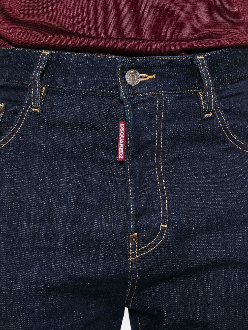 logo-patch jeans - 5