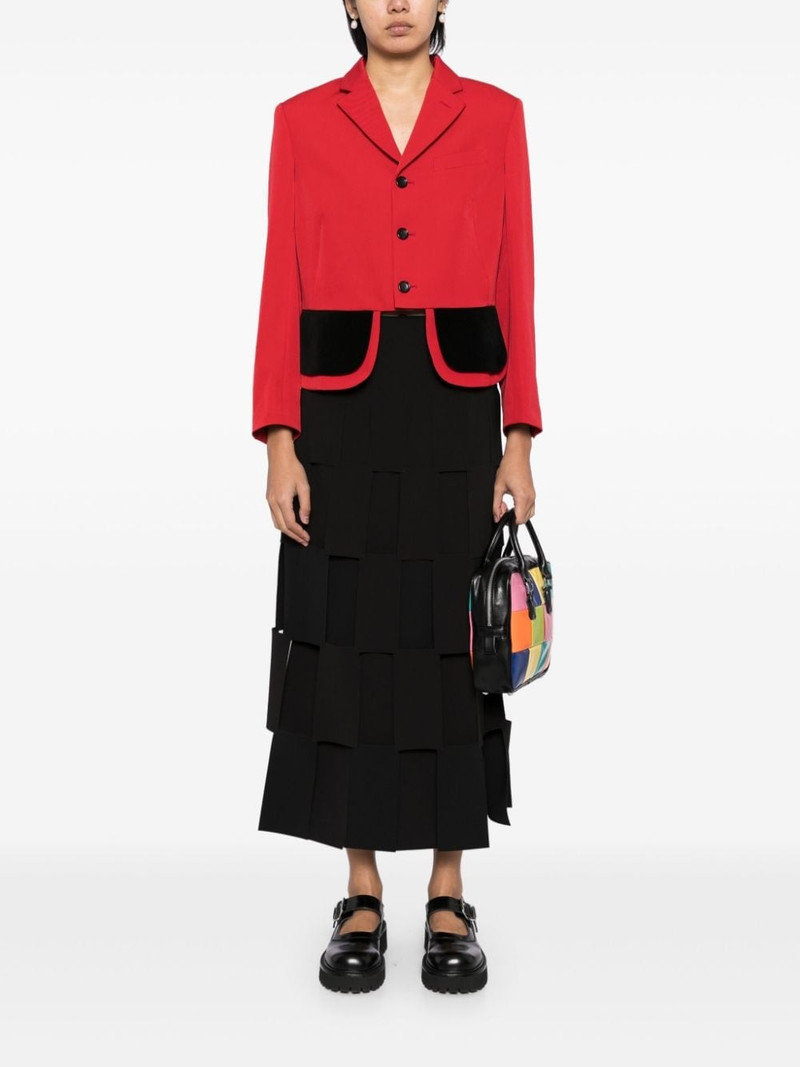 Comme des Garçons Comme des Garçons asymmetric button-up blazer outlook