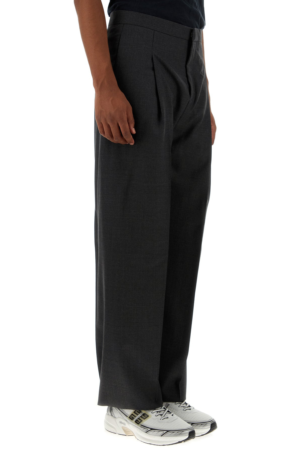 Dark grey wool pant - 3