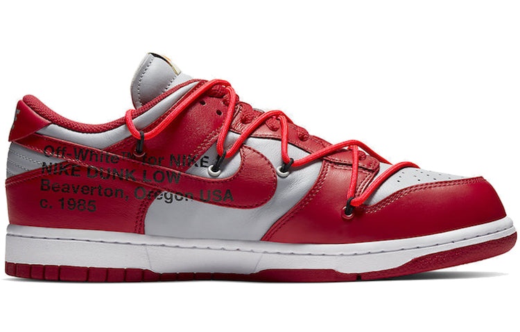 Nike Off-White x Dunk Low 'University Red' CT0856-600 - 2