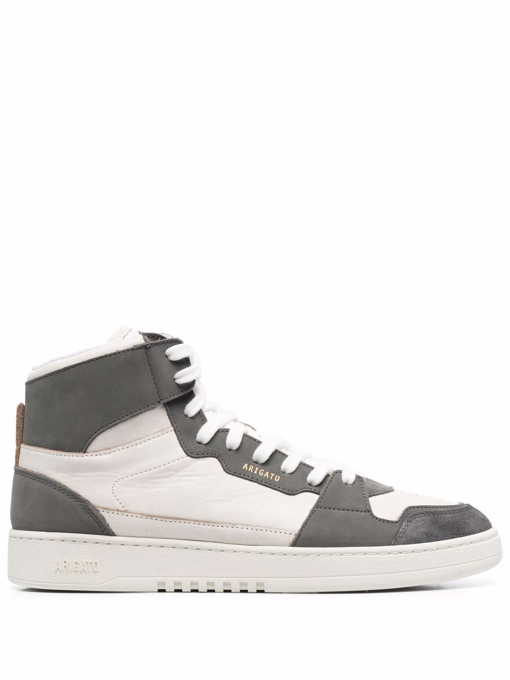 colour-block high-top sneakers - 1