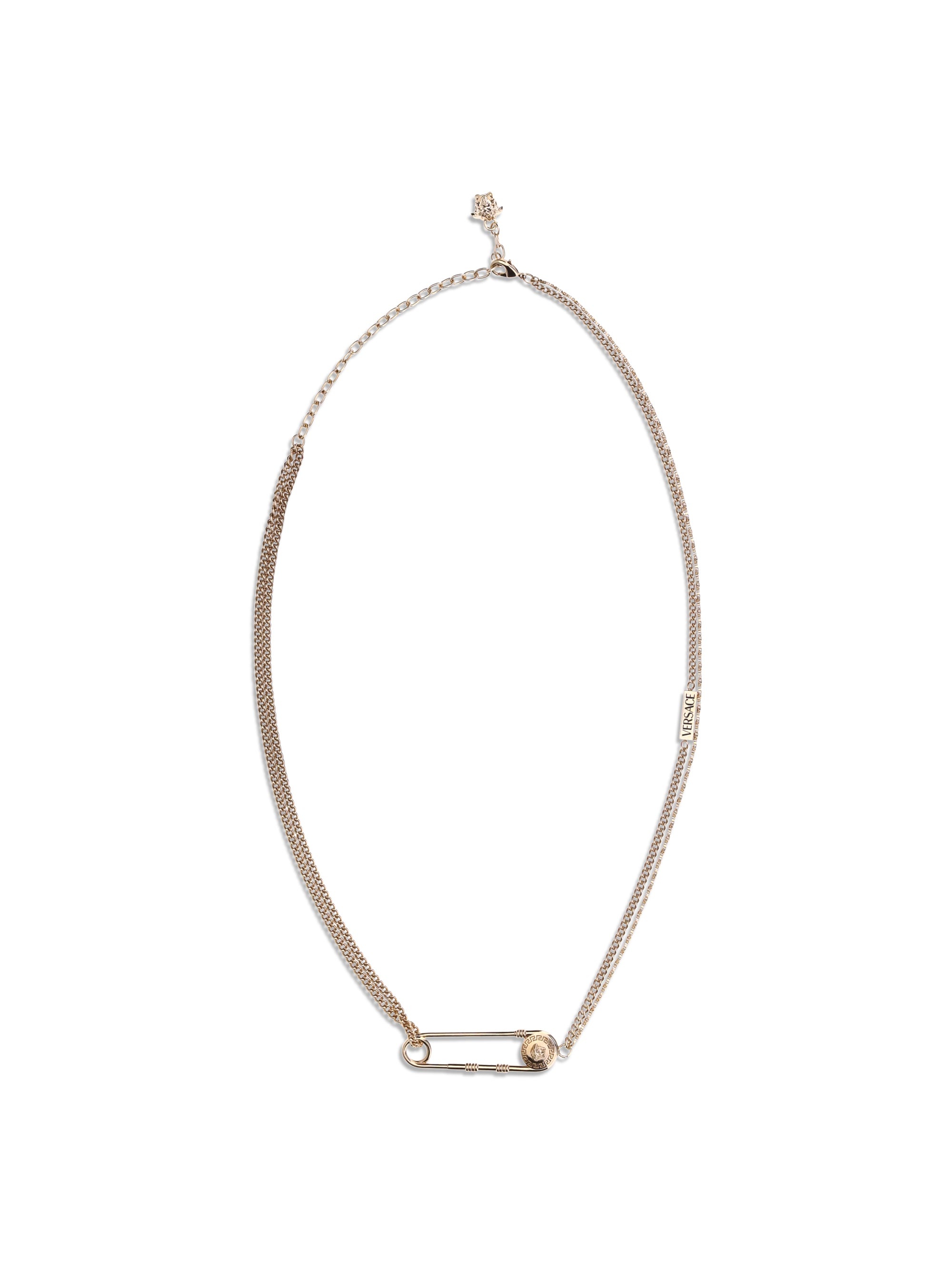 Versace Women Safety Pin Necklace - 1