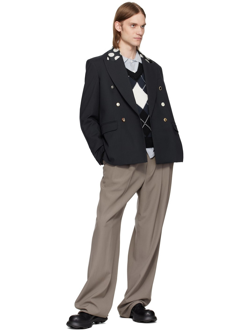 CHARLES JEFFREY LOVERBOY Navy Edinburgh Blazer outlook