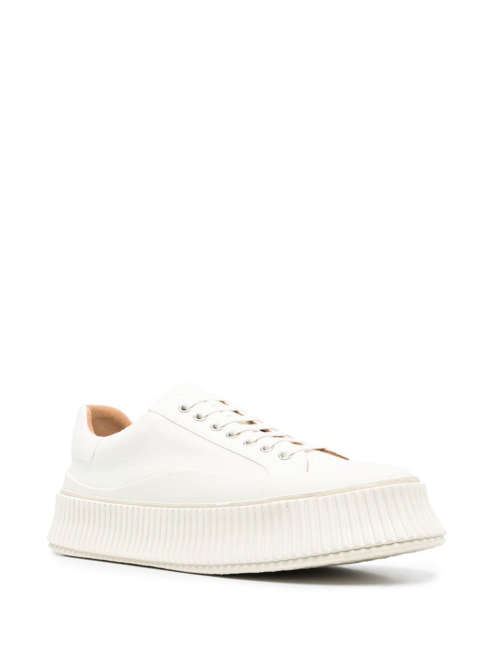 ridged low-top sneakers - 2