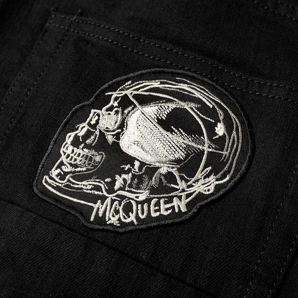 Alexander McQueen Skull Patch Slim Jean - 2