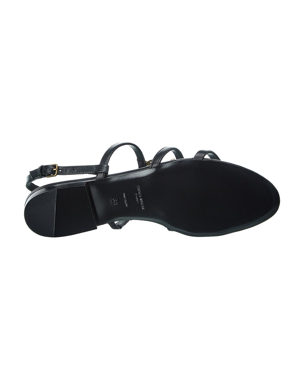 Saint Laurent Cassandra Leather Sandal - 4