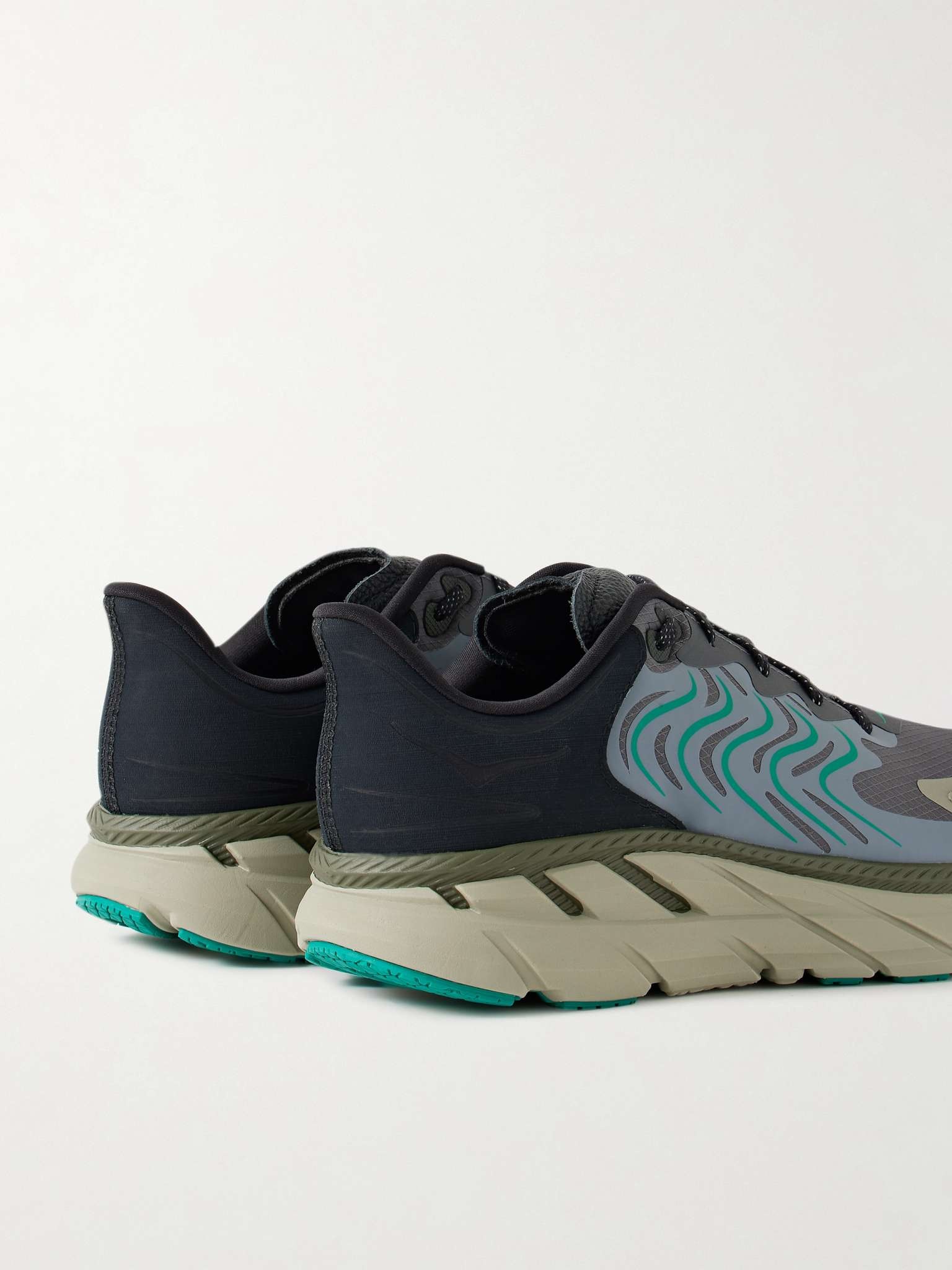 Clifton LS Rubber-Trimmed Ripstop Running Sneakers - 5