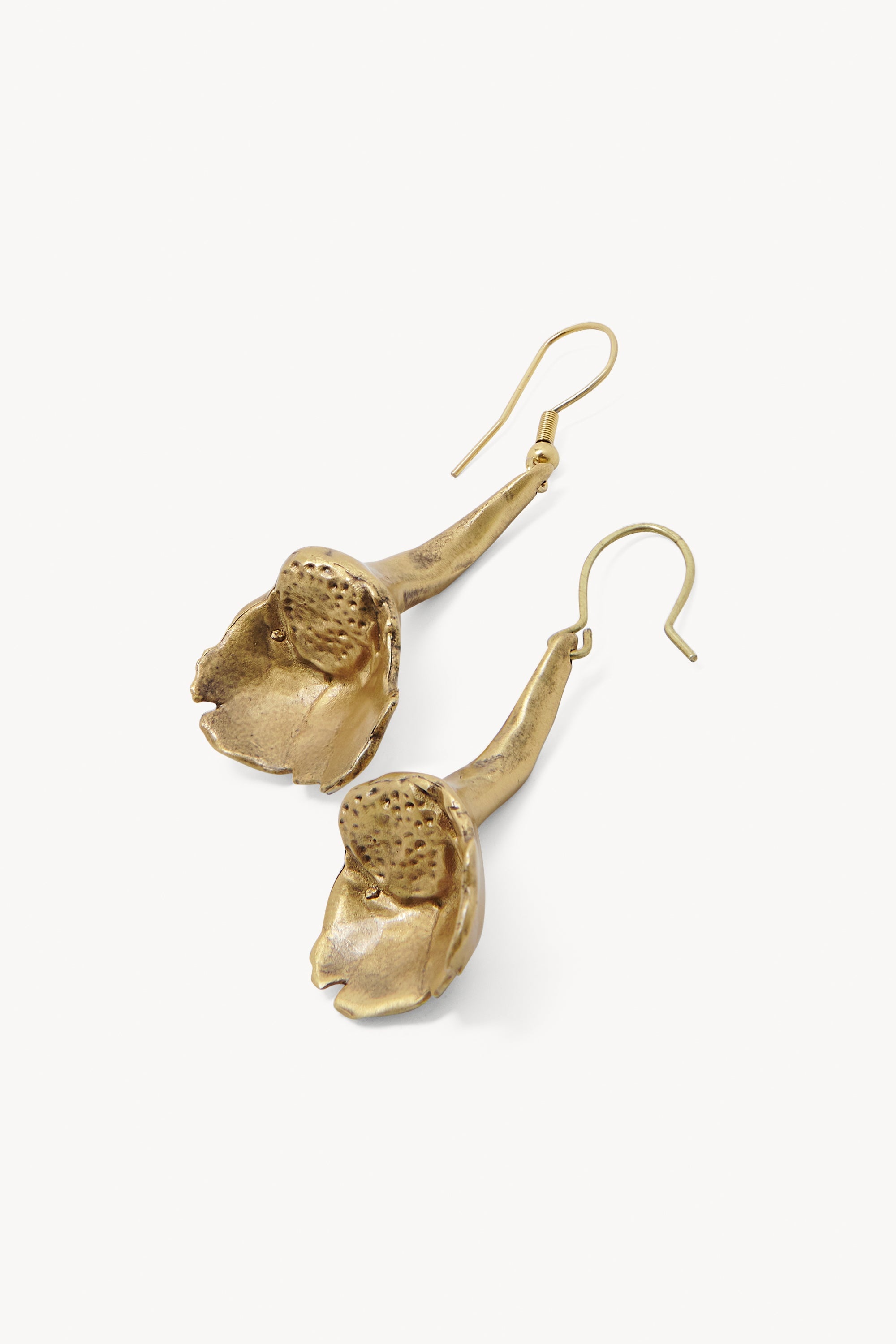 Flower Earring in Brass - 1