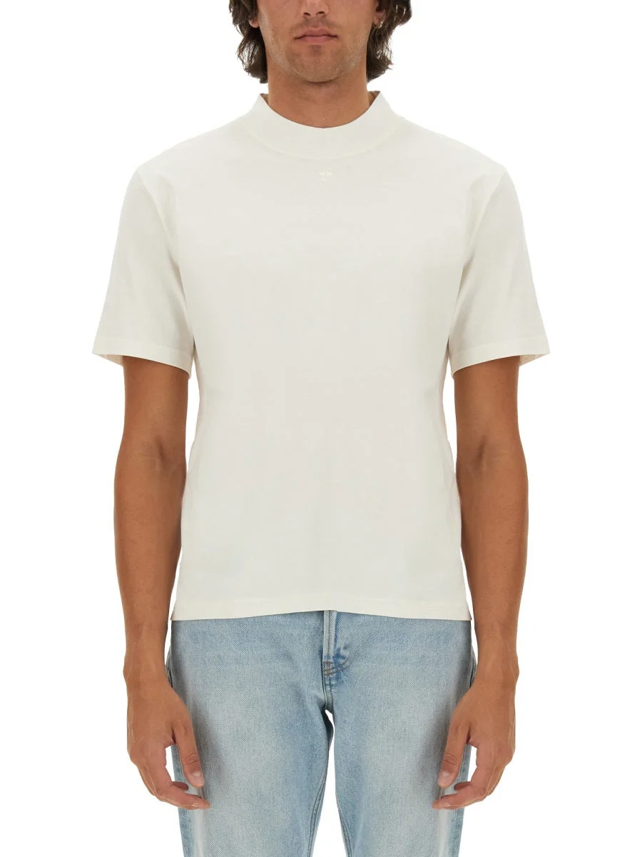 Courreges Men T-Shirt With Logo - 1