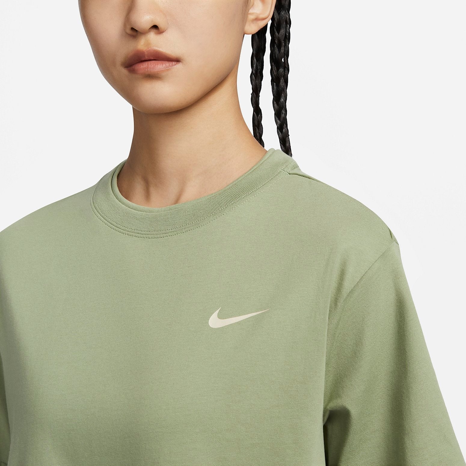 (WMNS) Nike AS W NSW SS TOP GCEL 'Green' FQ7009-386 - 2