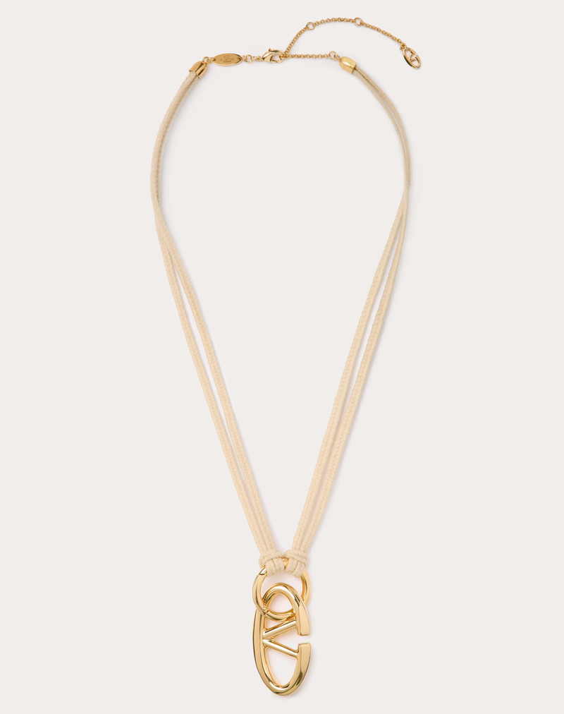 VLOGO THE BOLD EDITION ROPE AND METAL NECKLACE - 1