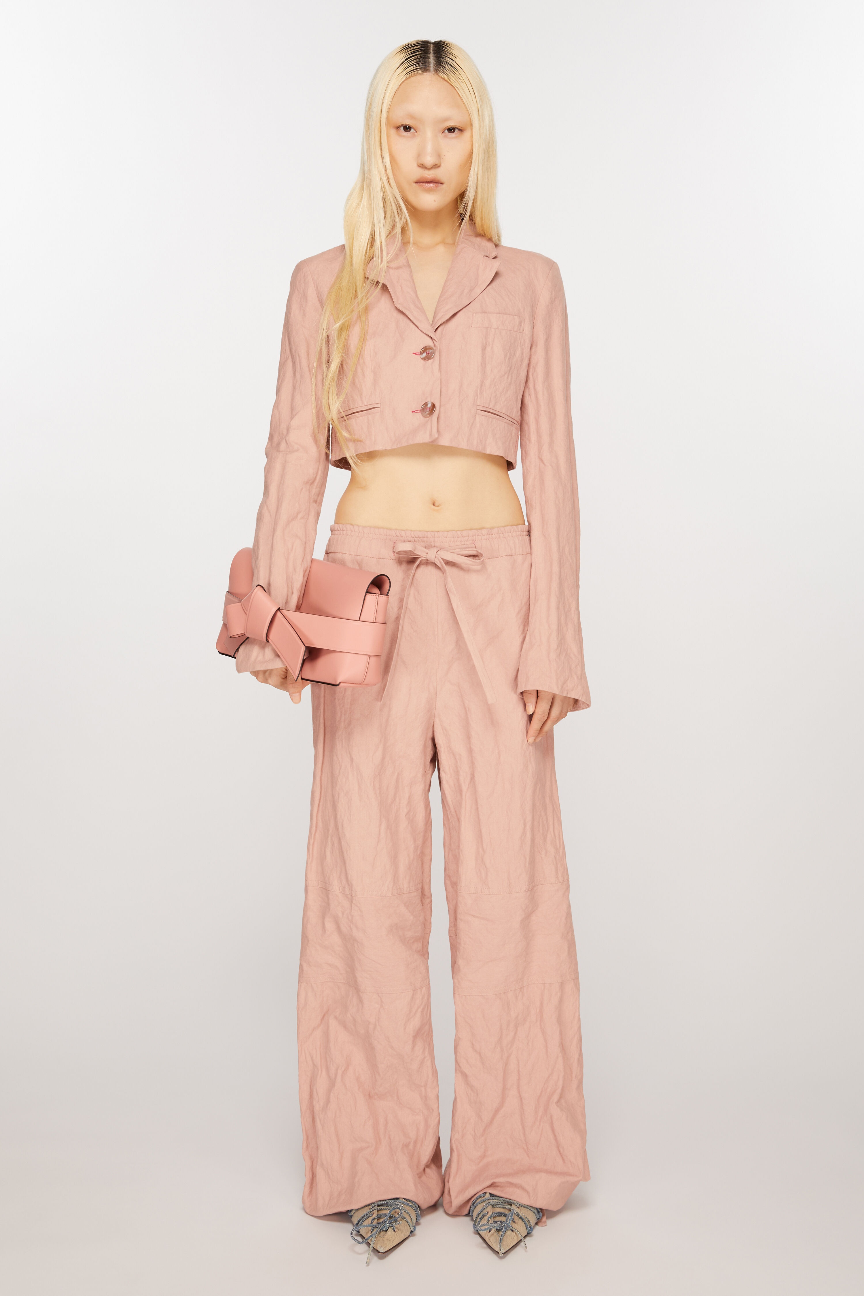 Musubi shoulder bag - Salmon pink - 2