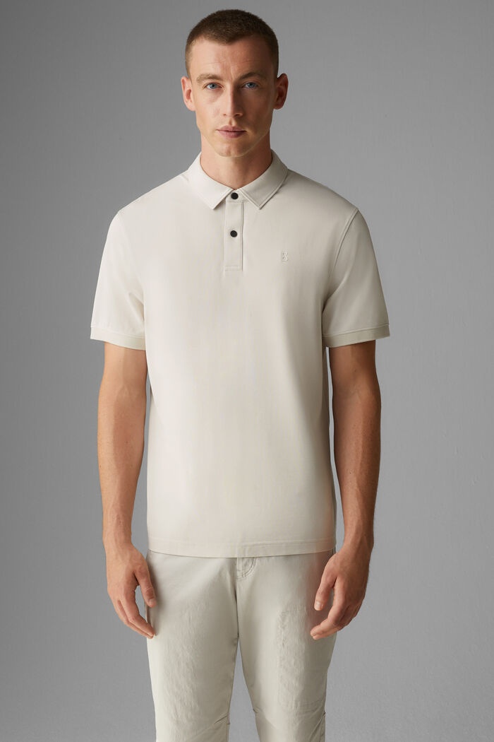 Timo Piqué polo shirt in Light beige - 2