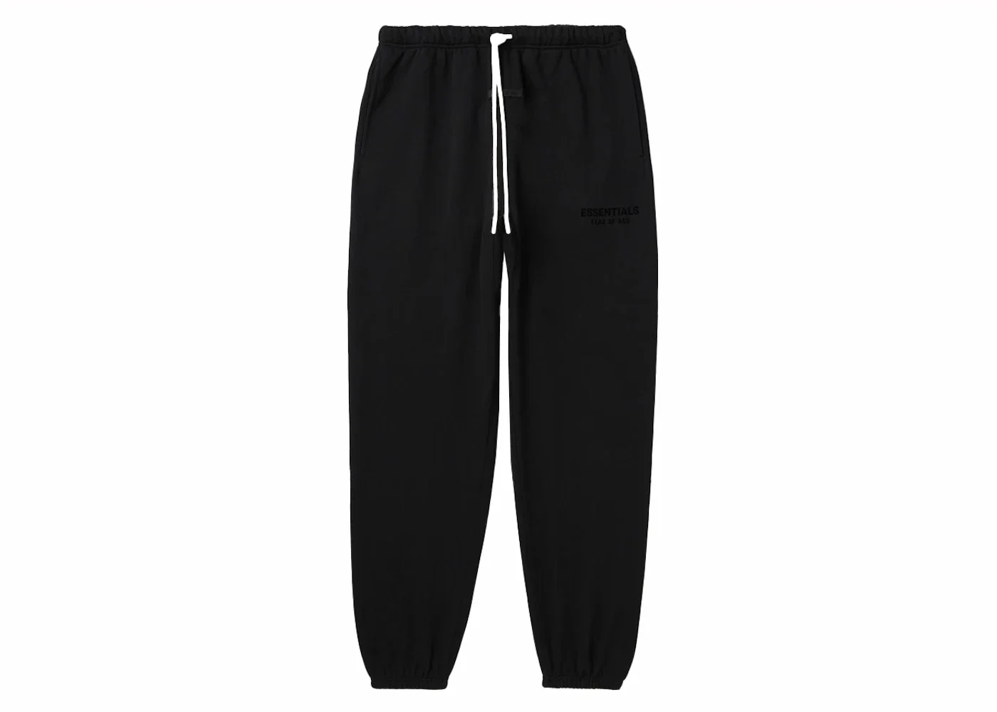 Fear of God Essentials Applique Sweatpants Essentials Logo Black - 1