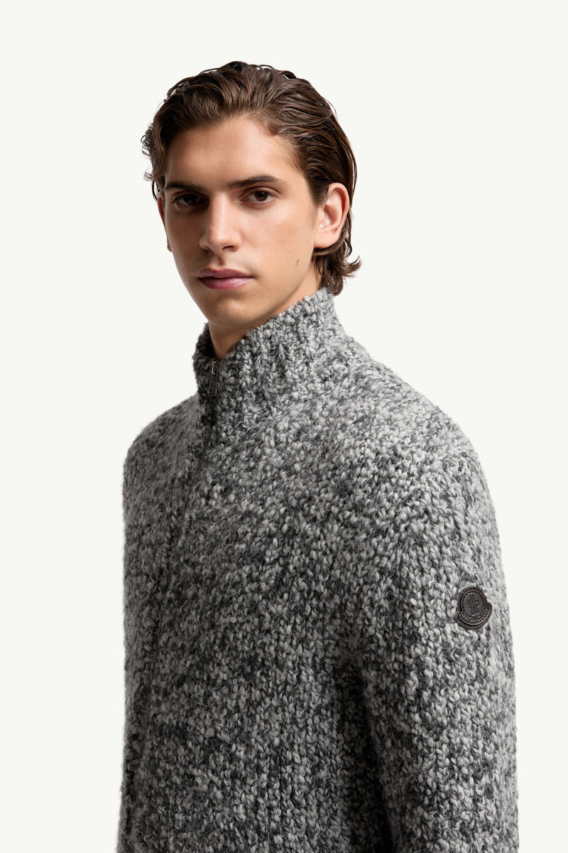 Wool & Alpaca Zip-Up Cardigan 4