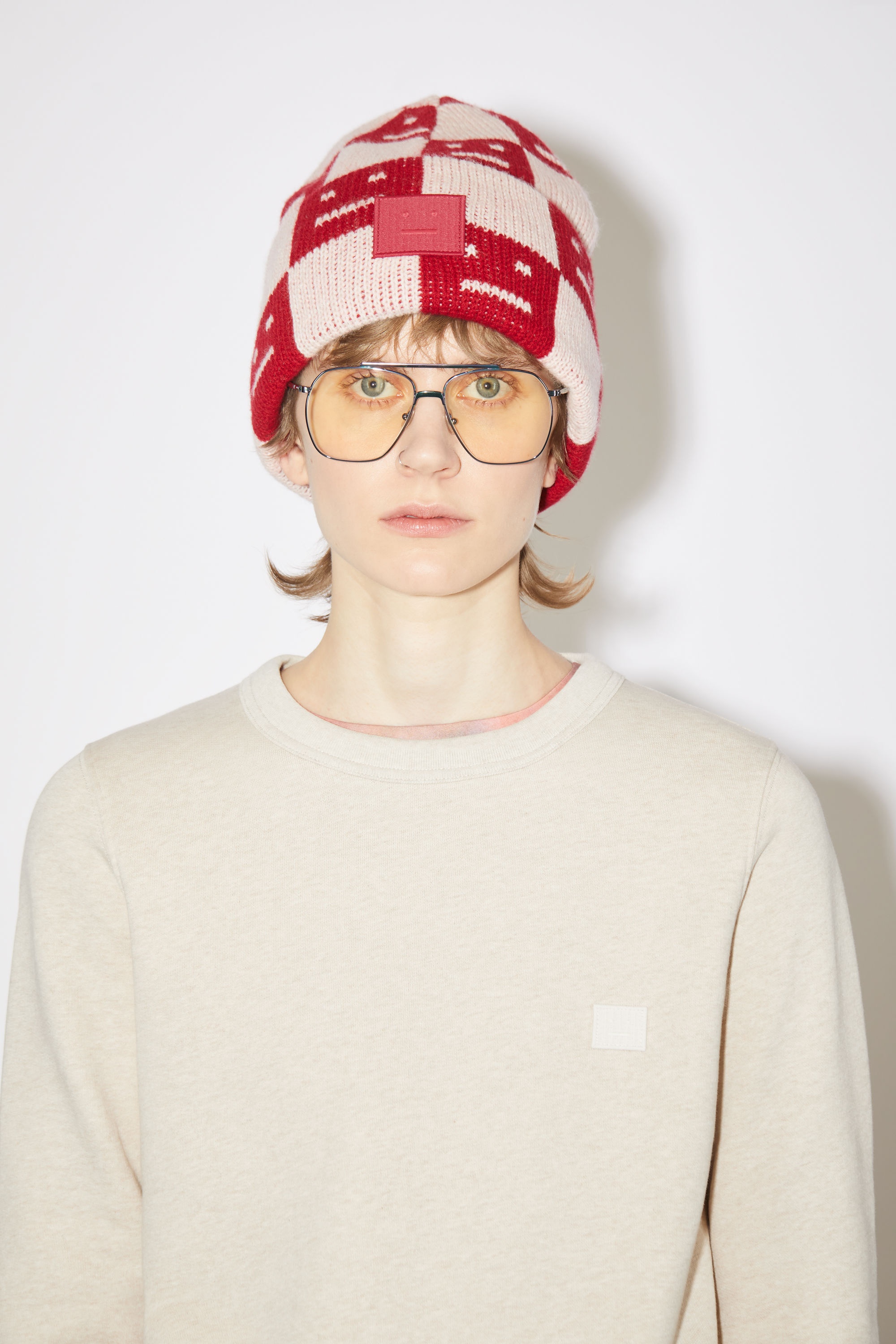 Crew neck sweatshirt - Oatmeal melange - 4