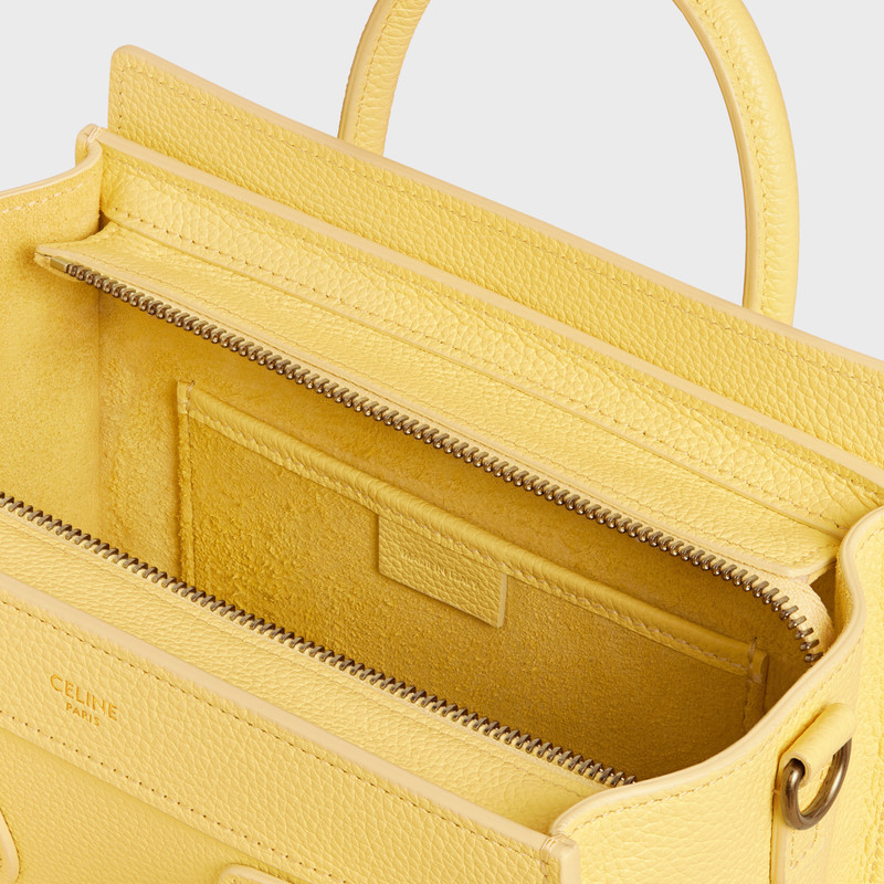 Nano Luggage bag in drummed calfskin 4