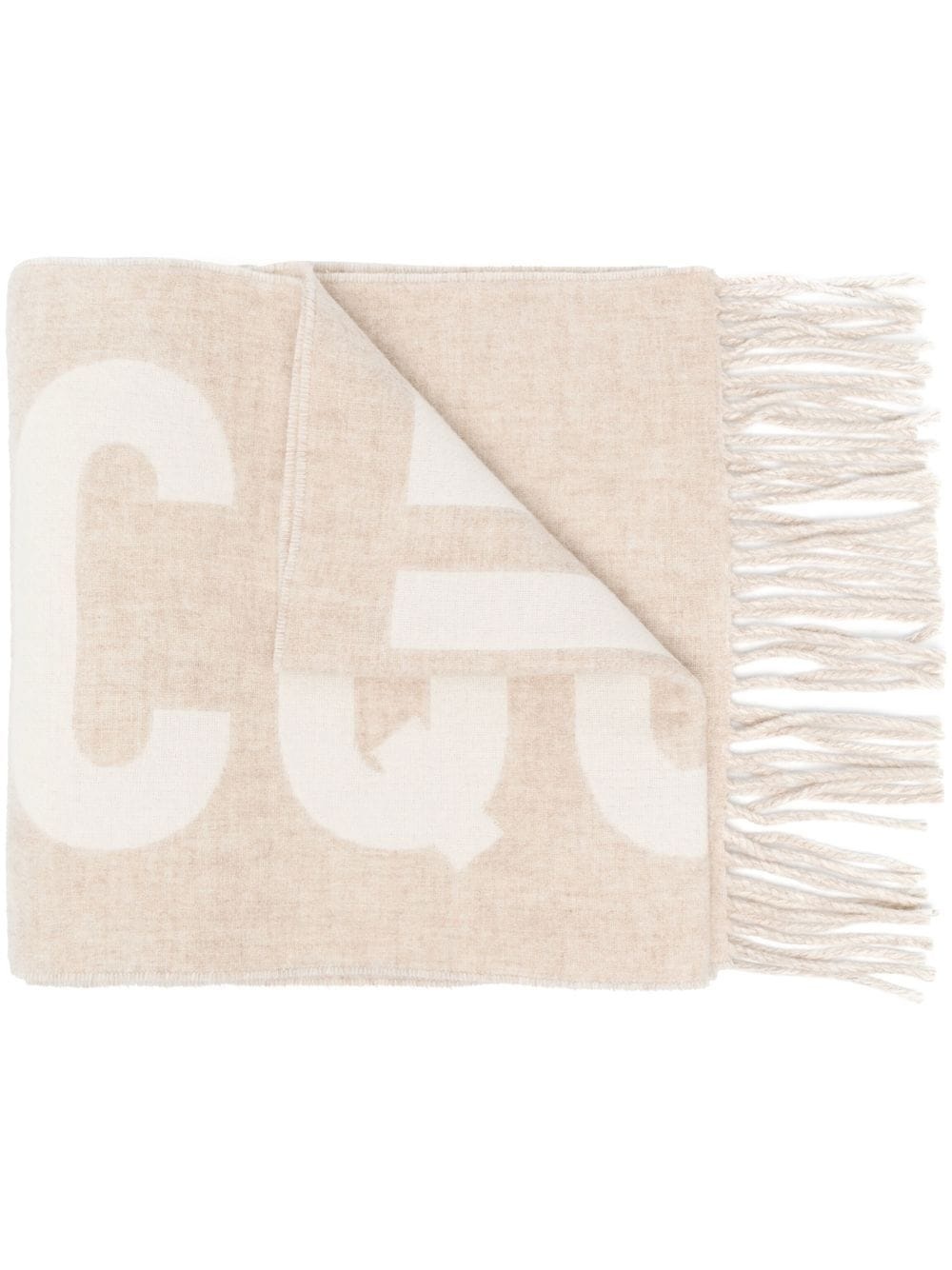 L'écharpe jacquard-logo scarf - 1