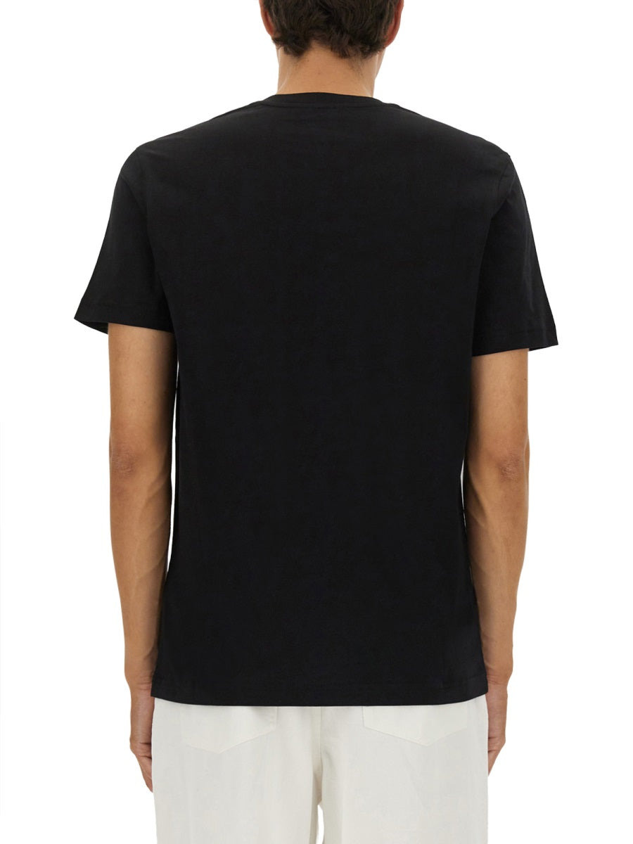 Moschino Men T-Shirt With Logo Ribbon - 3