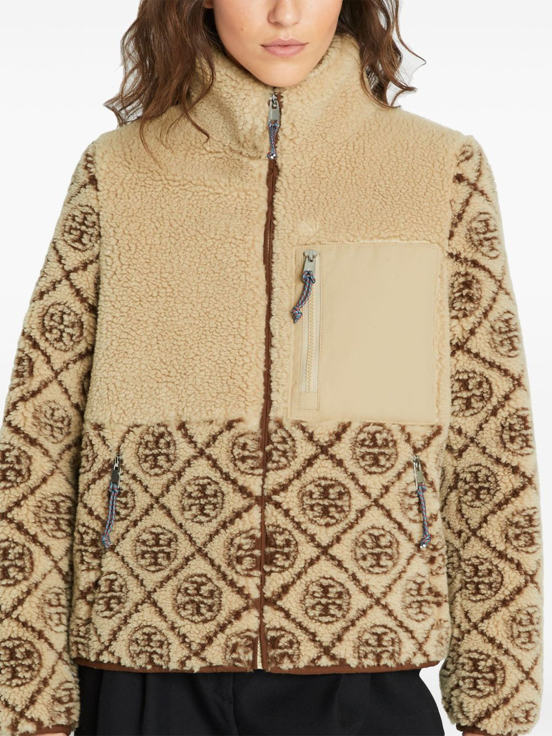 T Monogram fleece jacket 4
