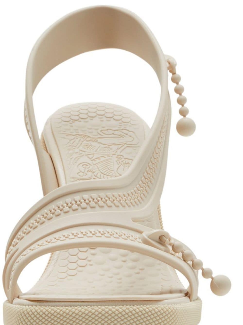decorative zip-detailing strappy sandals - 2