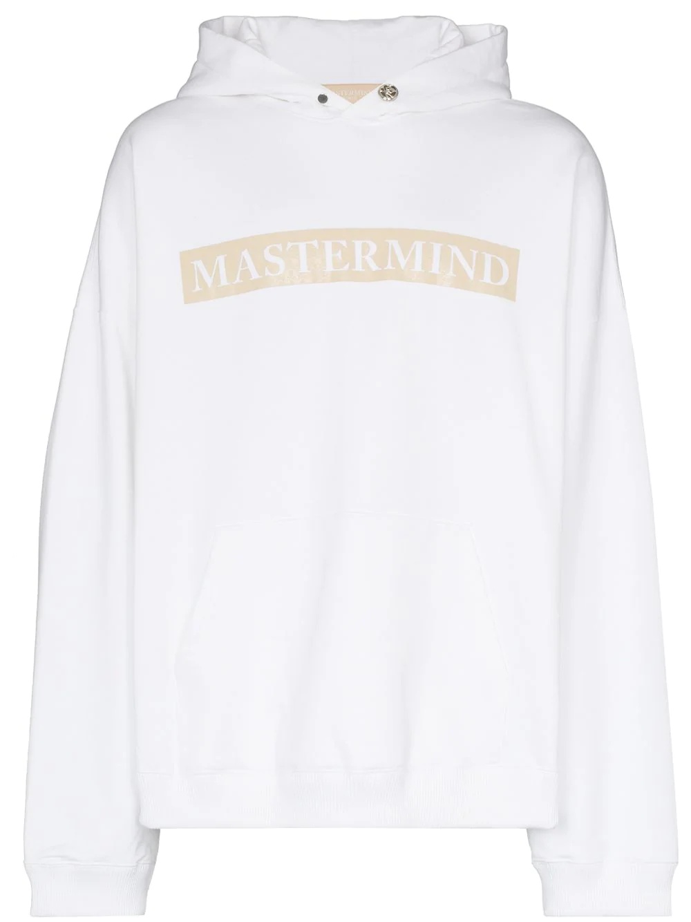 logo-print oversized hoodie - 1