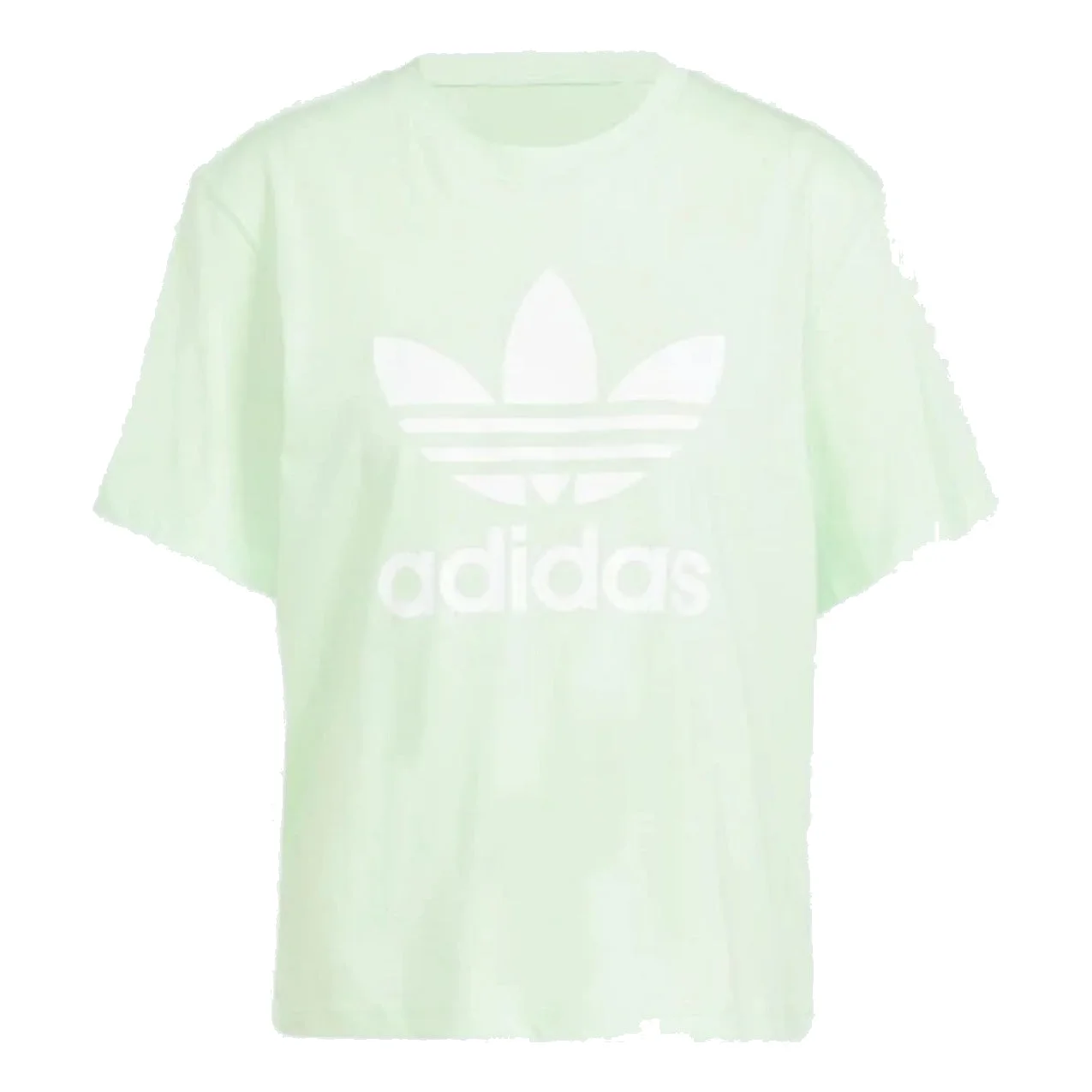 (WMNS) adidas Adicolor Trefoil Boxy T-Shirt 'Green' IN8436 - 1