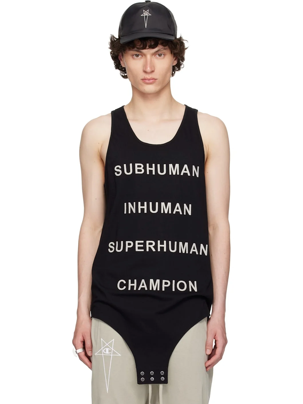 Black Champion Edition Basketball Tank Top - 1