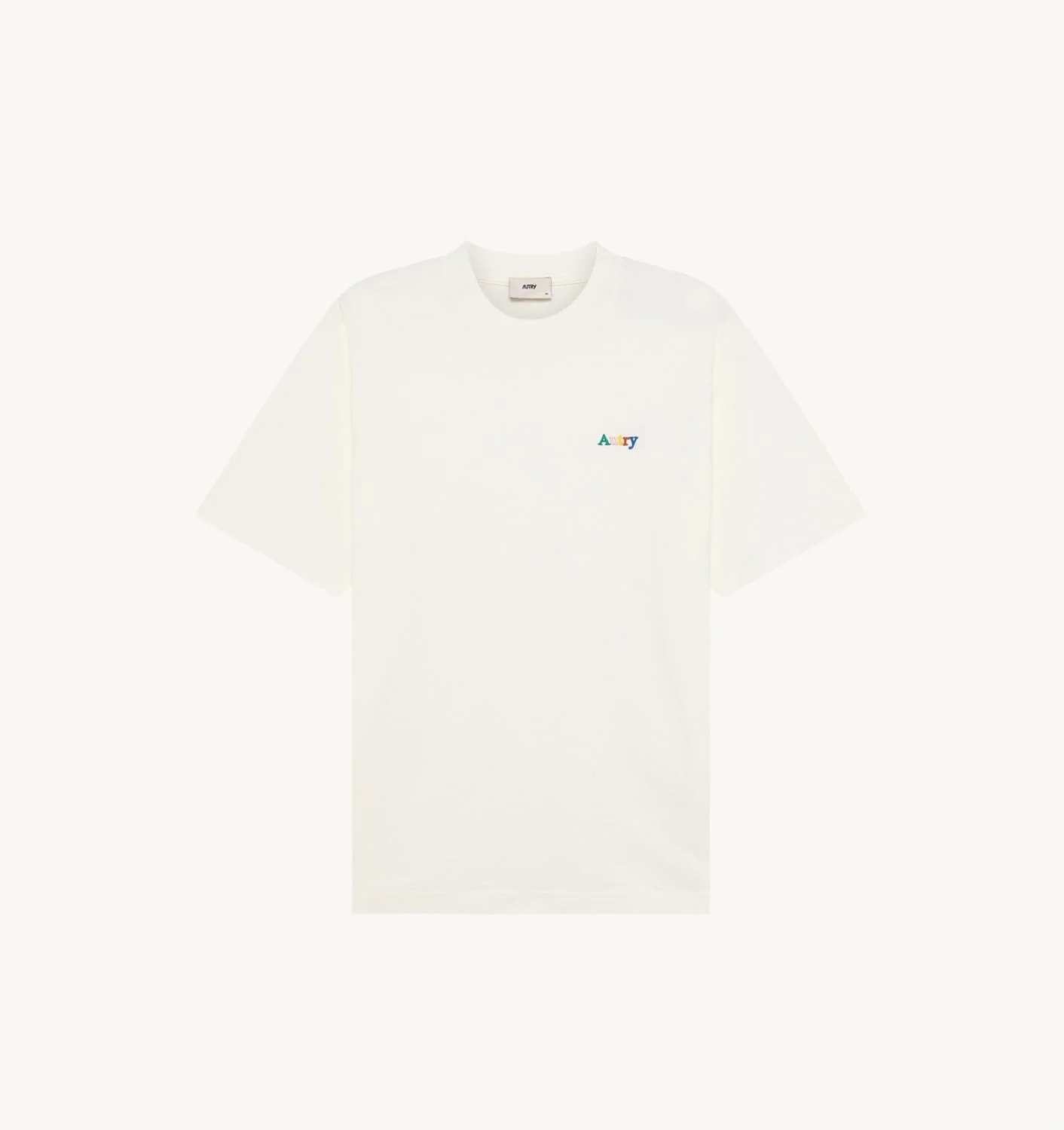 T-SHIRT WITH MULTICOLOR LOGO UNISEX - 1