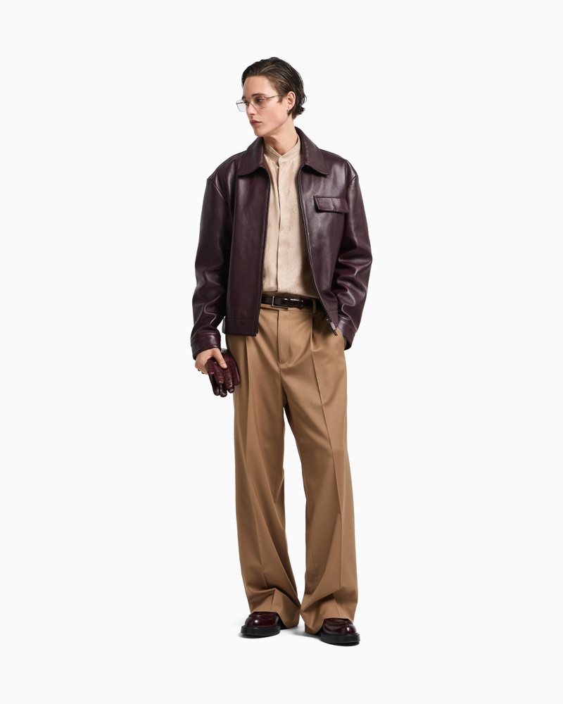 BLOUSON IN PLONGE LAMBSKIN NAPPA LEATHER 2