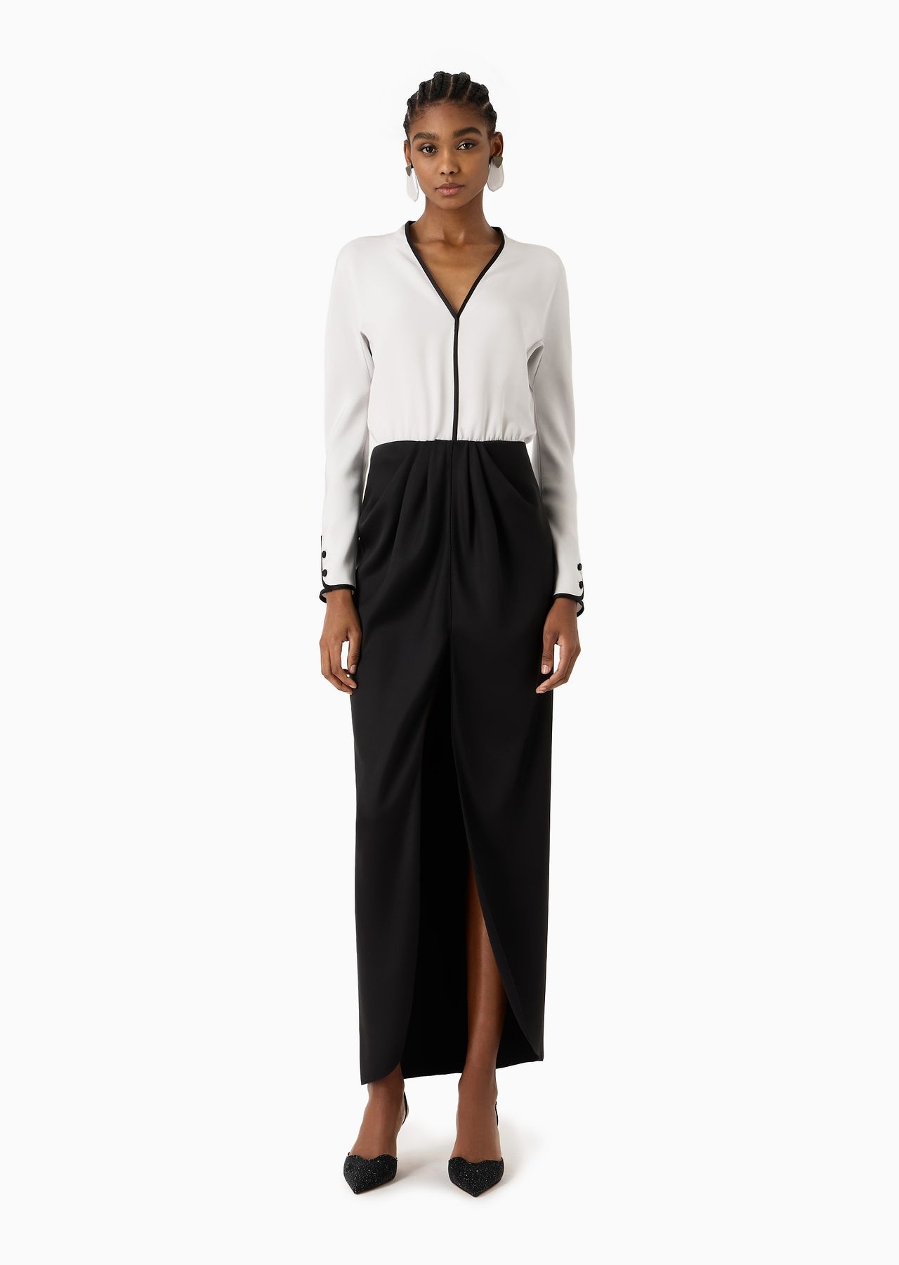 Silk midi dress - 2