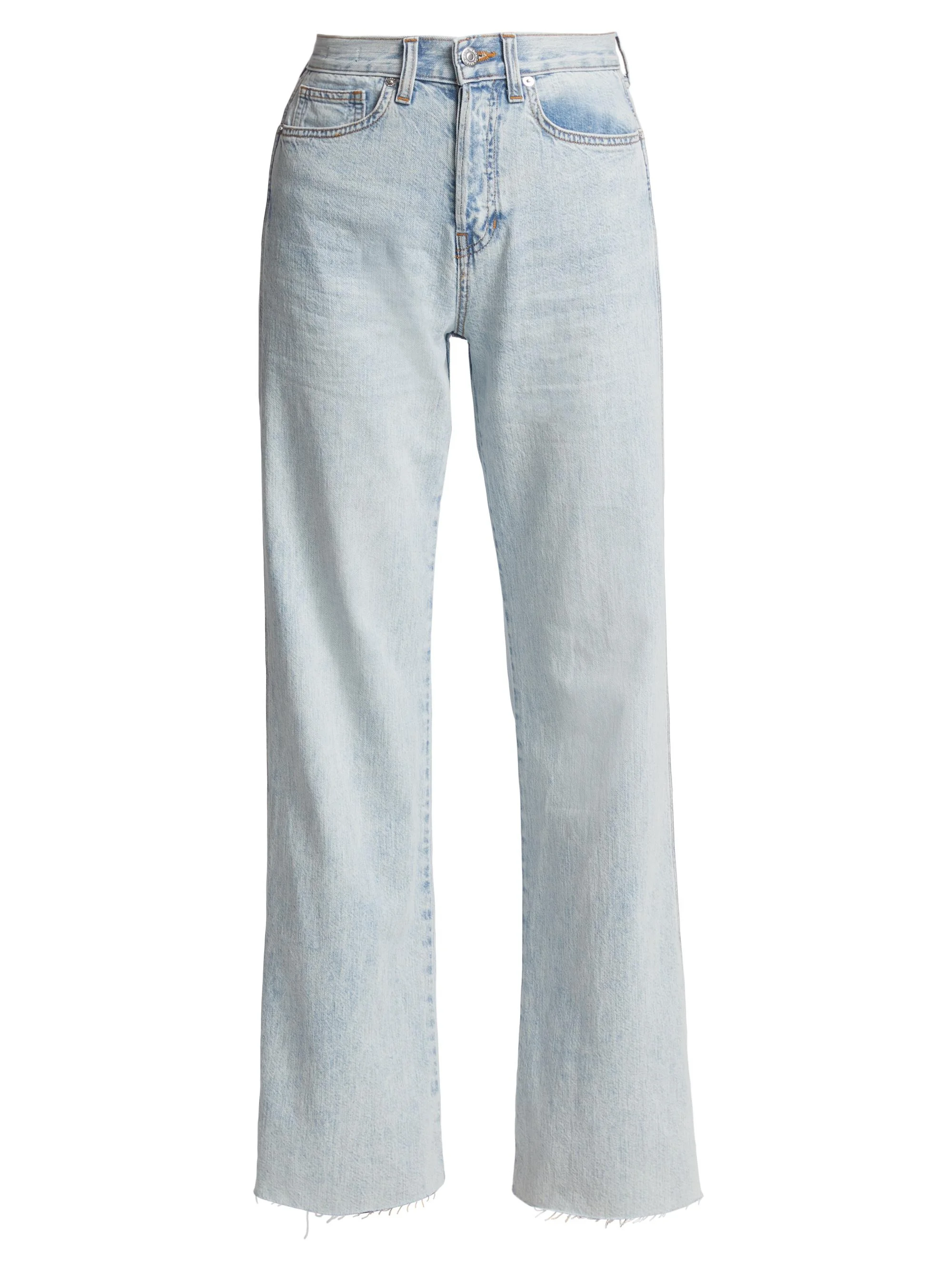 Women's Taylor High-Rise Stretch Wide-Leg Jeans - Blue - 1