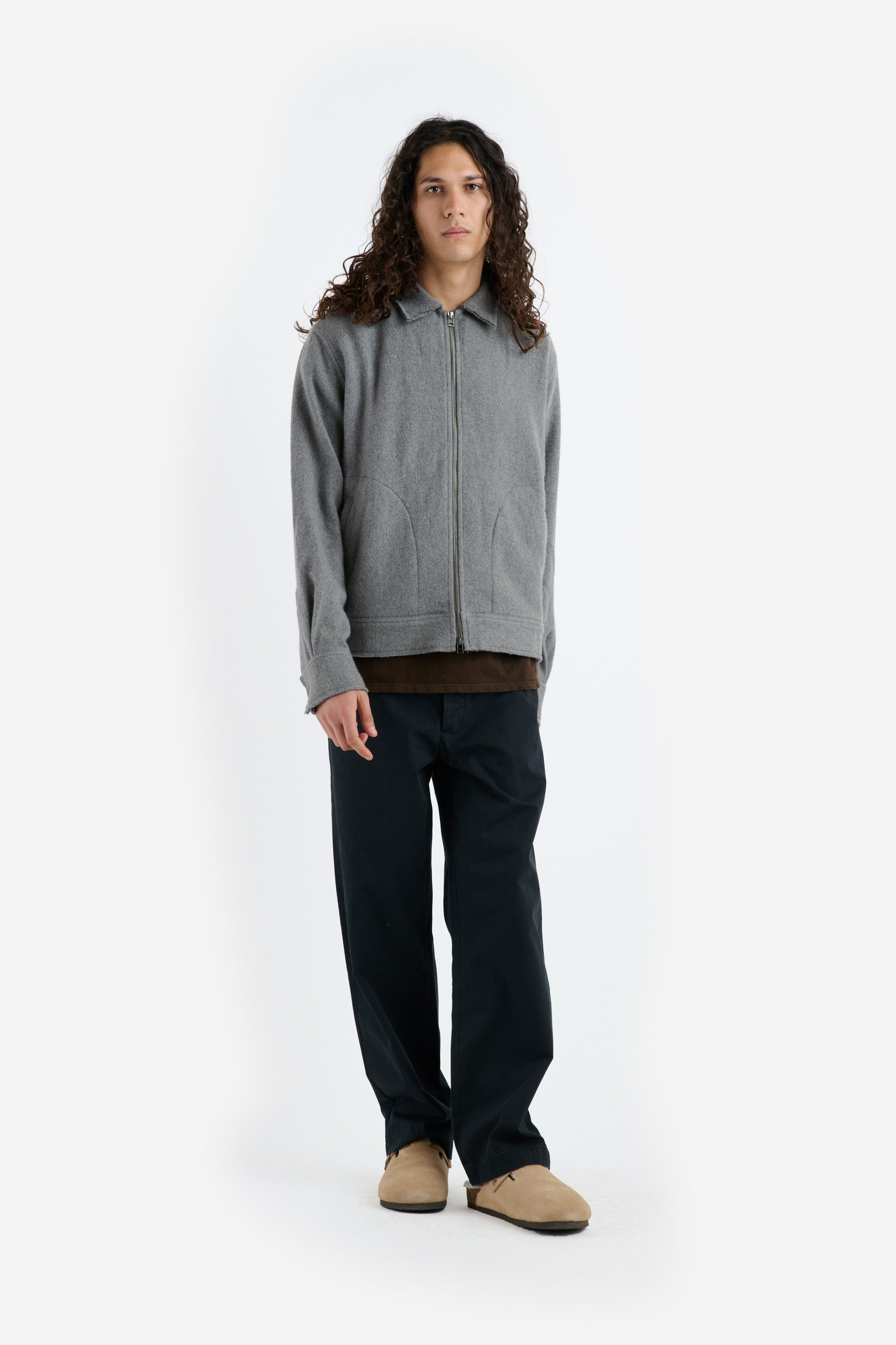 WOVEN LONG DECON JACKET - 2