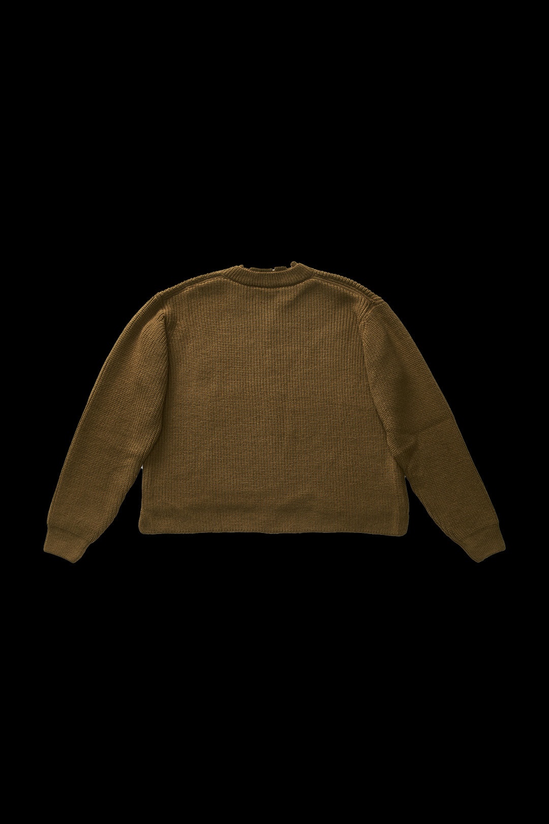 OTTOLINGER Open Knit Collar Sweater Olive - 2