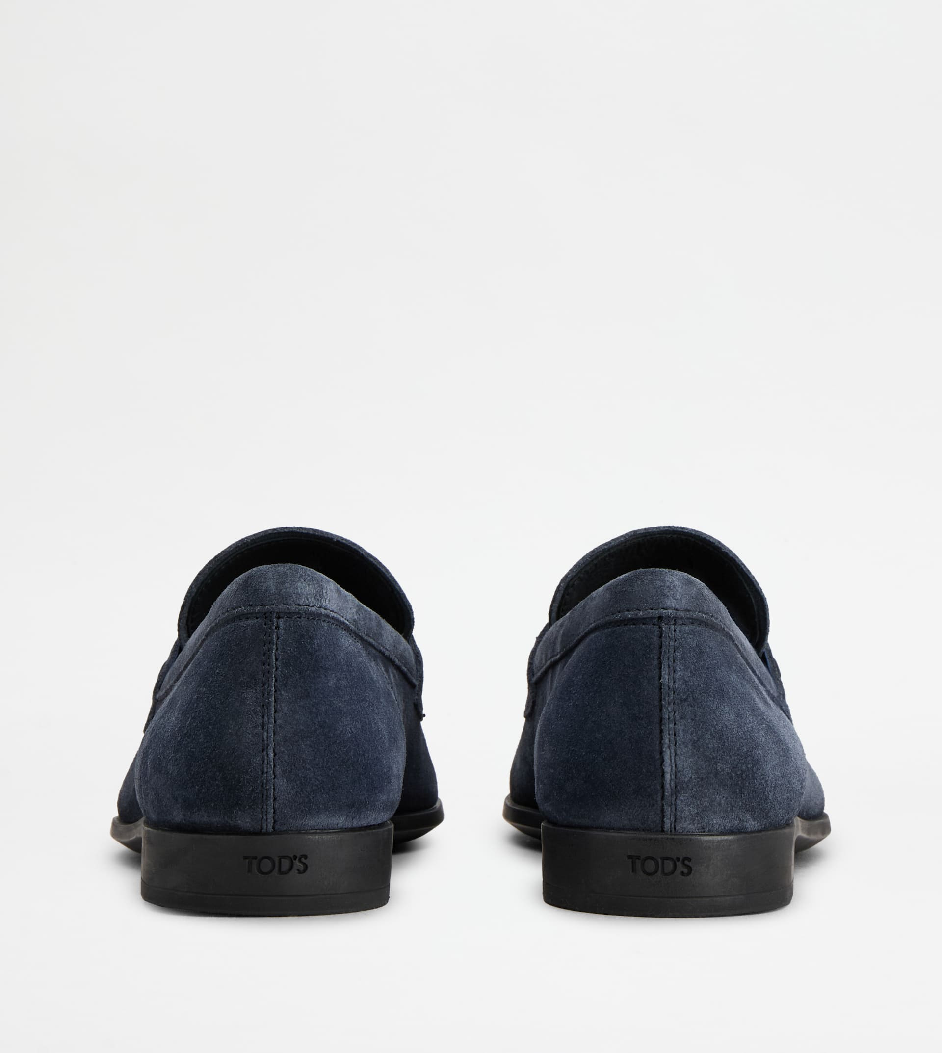 LOAFERS IN SUEDE - BLUE - 3