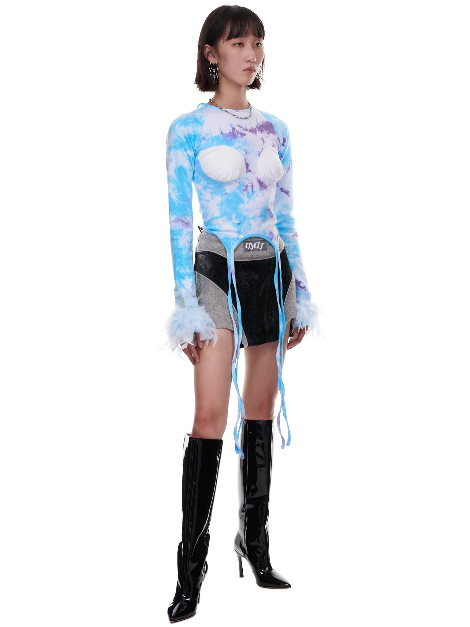 Padded Bust Tie Dye Top - 6
