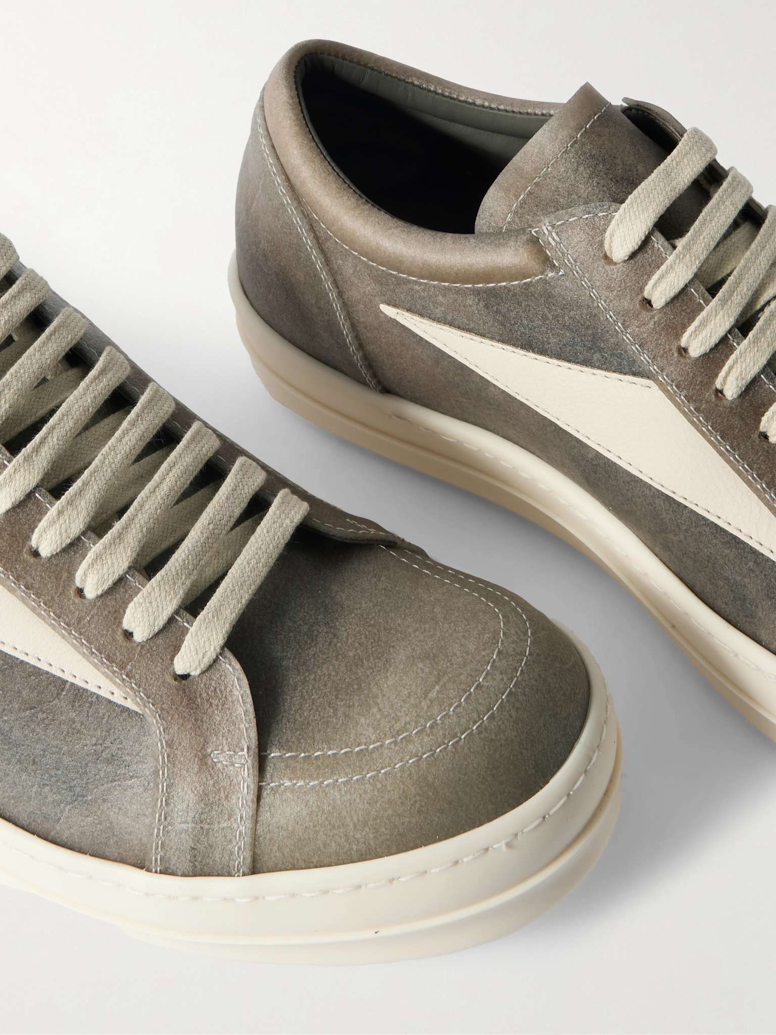 Vintage Transparent-Leather Sneakers - 5