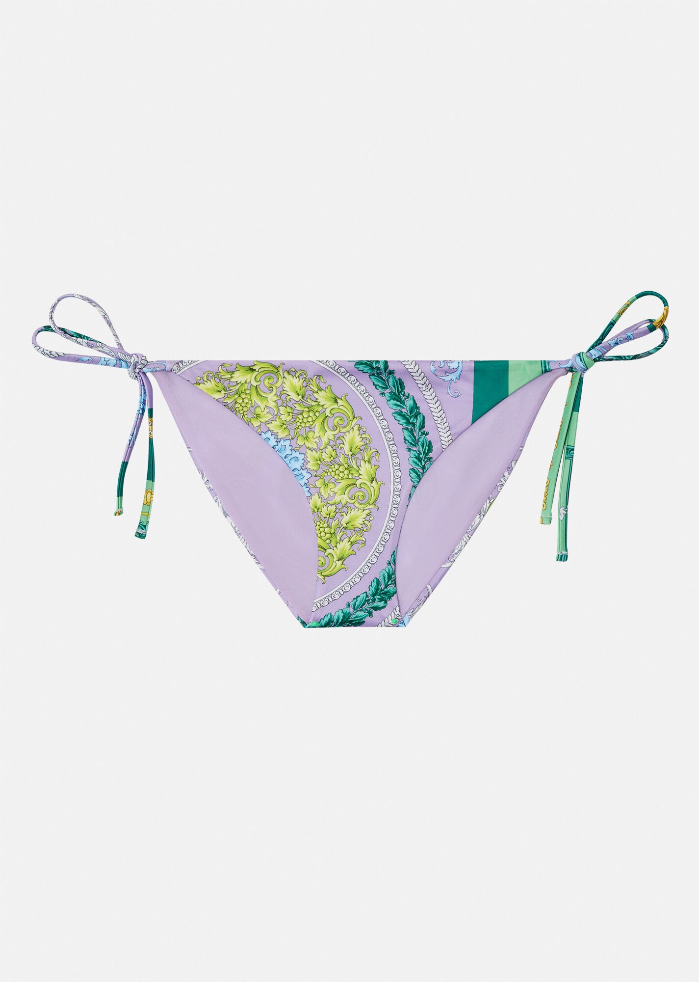 Barocco Mosaic Print Bikini Bottom - 1