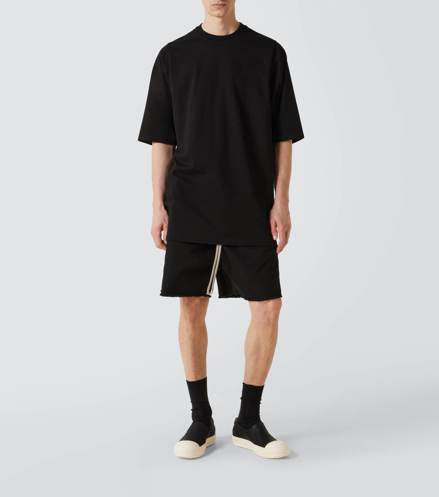 DRKSHDW cotton canvas shorts - 2