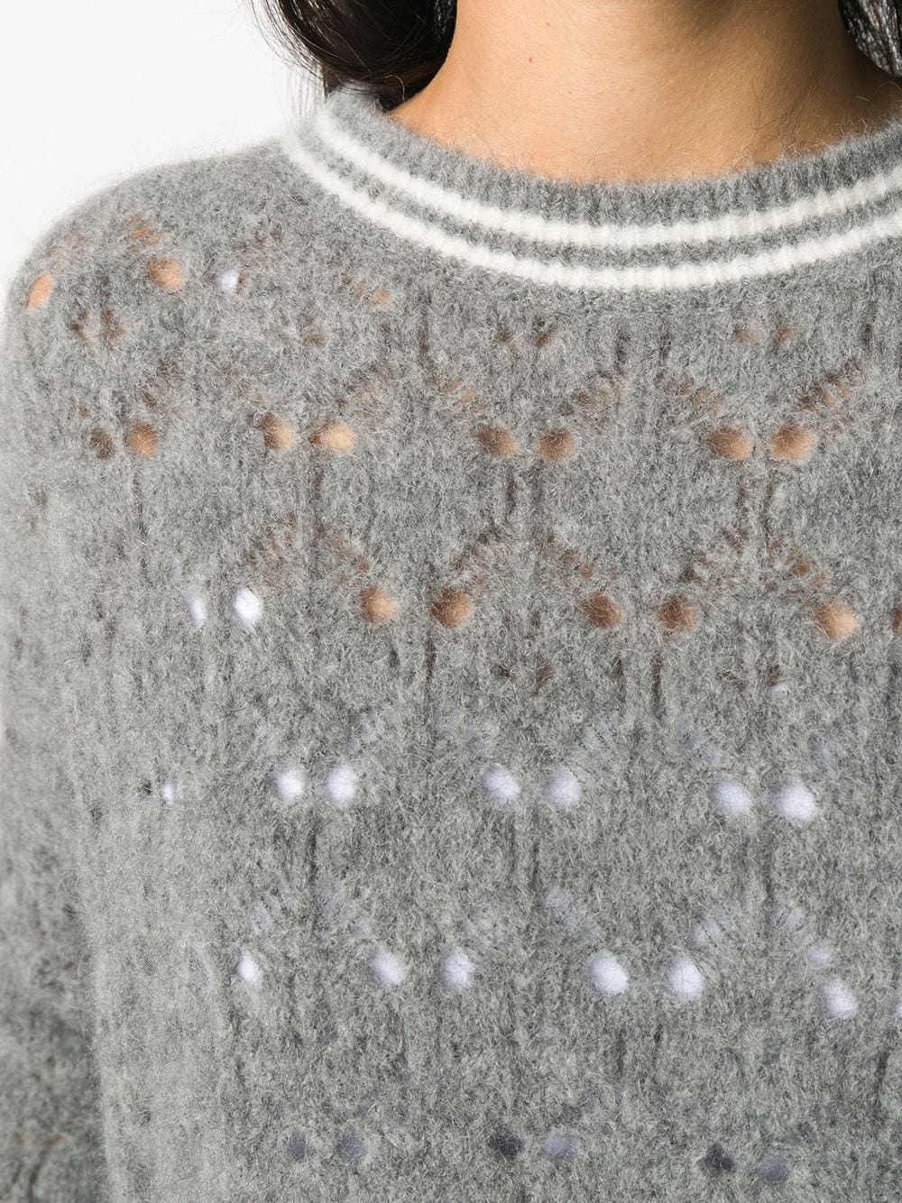 open-knit jumper - 5