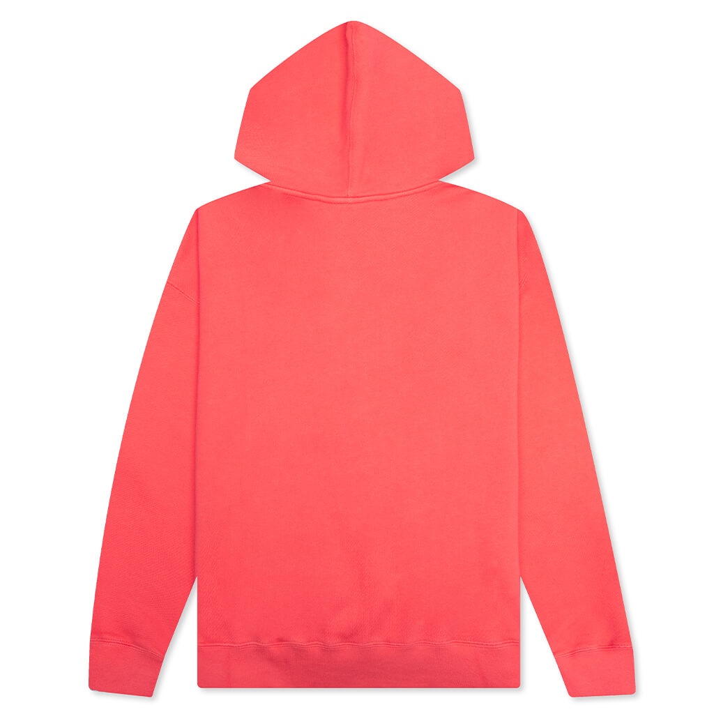 PALM ANGELS PA BEAR HOODIE - CORAL/BROWN - 2