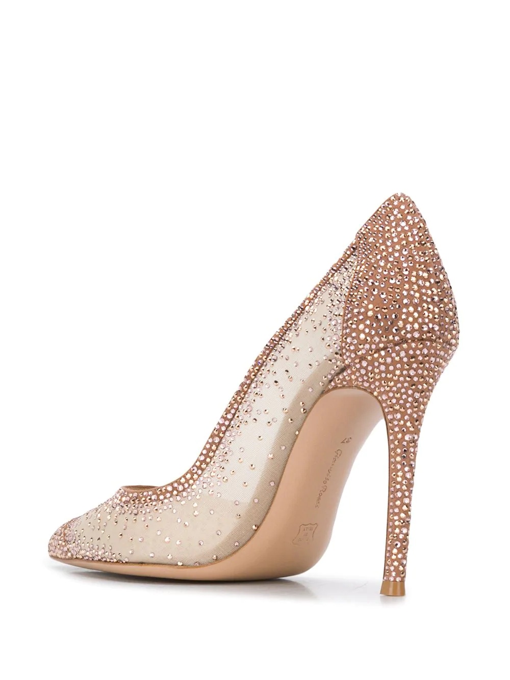 Rania 105mm crystal-embellished pumps - 3