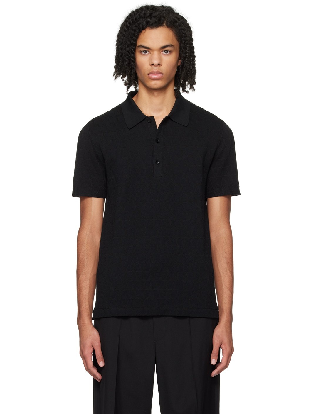 Black Toile Iconographe Polo - 1