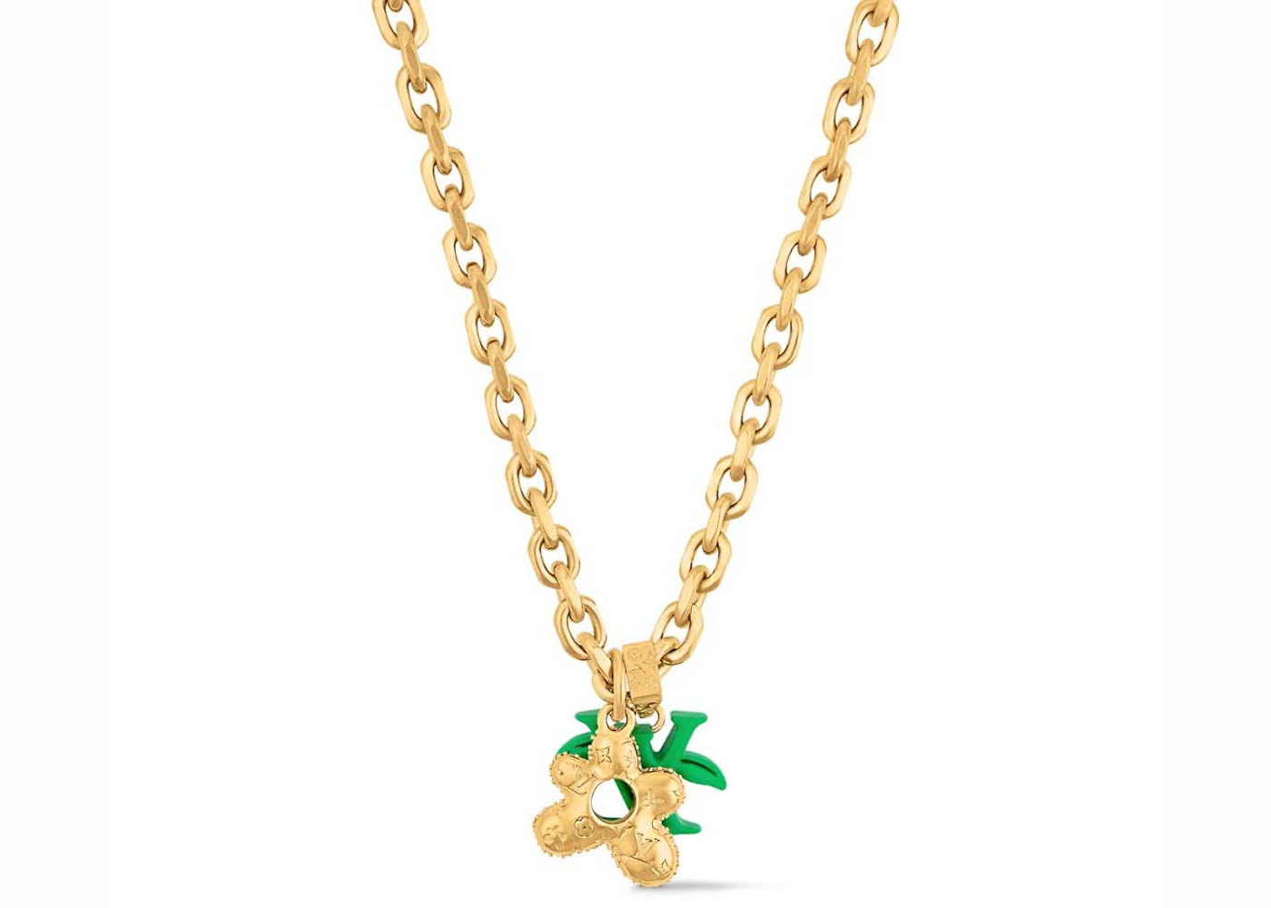 Louis Vuitton by Tyler, the Creator LV Blooming Pendant Gold-color - 2